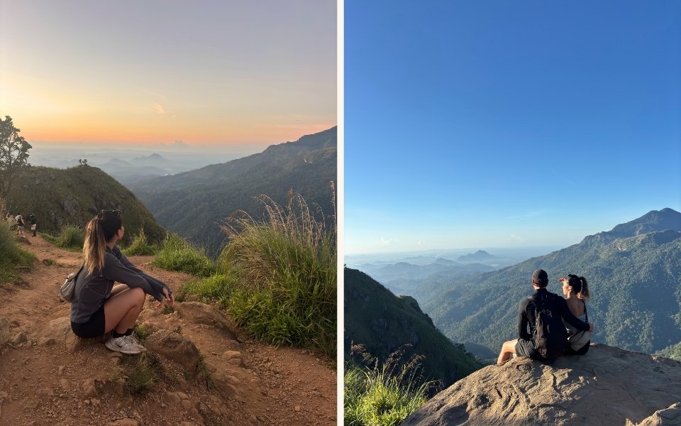 Sunrise pictures and nature at Little Adam's Peak, Ella Sri Lanka