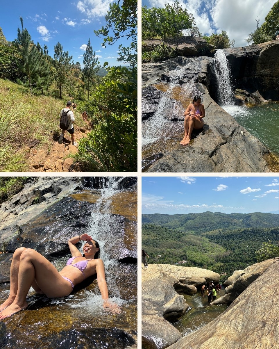 Waterfall hunting and hiking around Ella, Sri Lanka